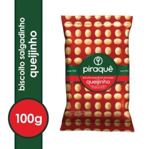 Biscoito Salgadinho de Queijo 100g | Piraquê (Queijinho)