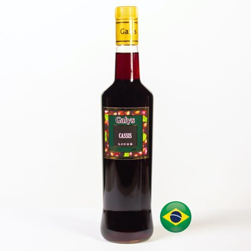 Licor Galys Cassis 70cl fundo branco Brasil
